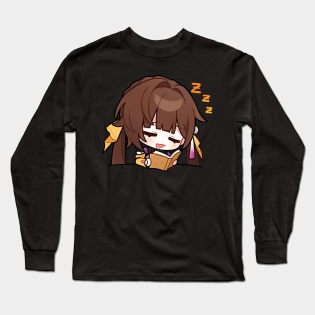 Honkai Star Rail Chibi Sushang 2 Long Sleeve T-Shirt by HoyoStan